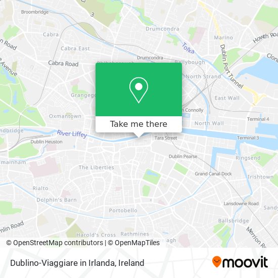 Dublino-Viaggiare in Irlanda map