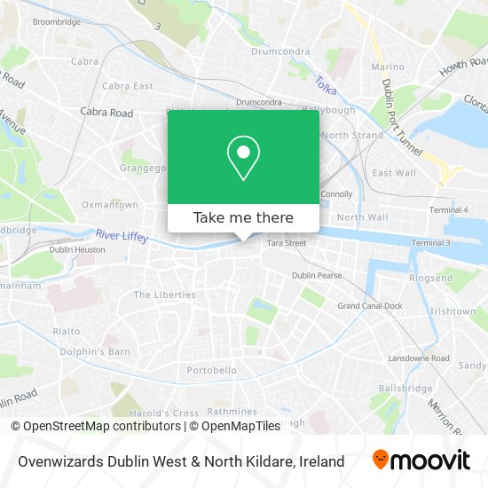 Ovenwizards Dublin West & North Kildare map