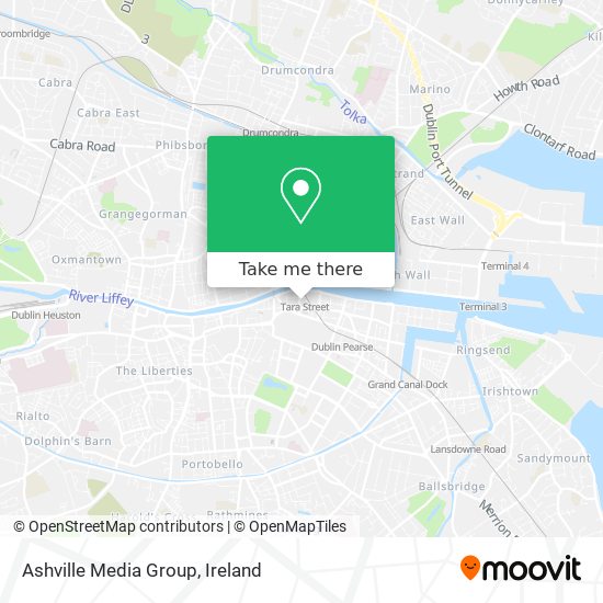 Ashville Media Group map