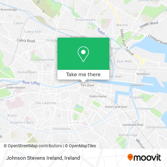 Johnson Stevens Ireland map