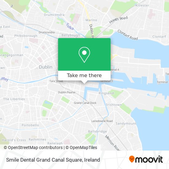 Smile Dental Grand Canal Square map