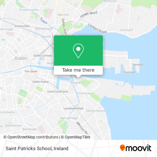 Saint Patricks School map