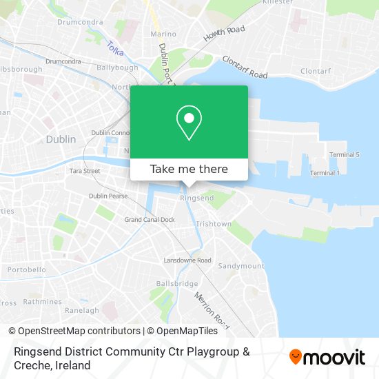 Ringsend District Community Ctr Playgroup & Creche map