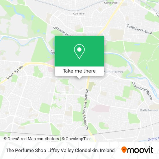 The Perfume Shop Liffey Valley Clondalkin map
