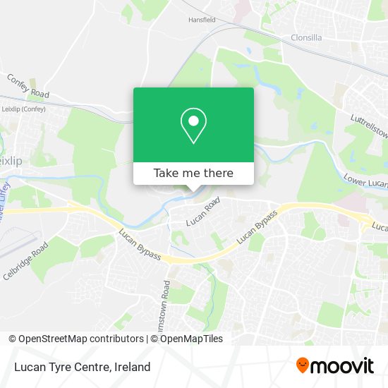 Lucan Tyre Centre map