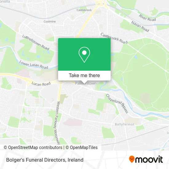Bolger's Funeral Directors map