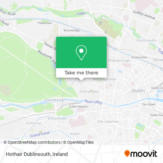 Hothair Dublinsouth map