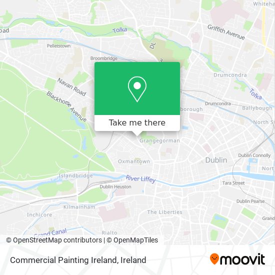 Commercial Painting Ireland map