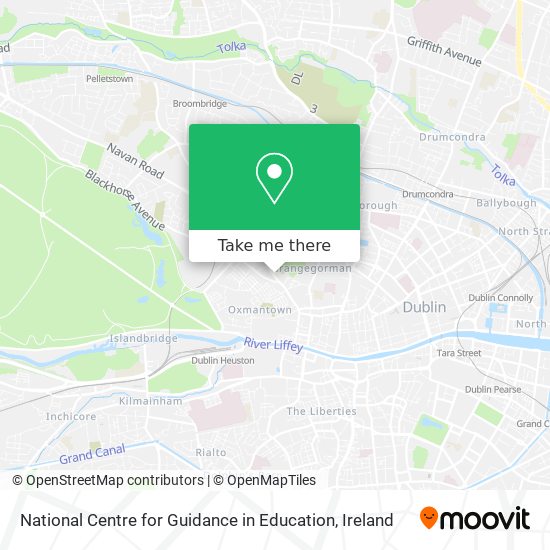 National Centre for Guidance in Education map