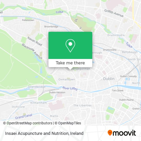 Insaei Acupuncture and Nutrition map