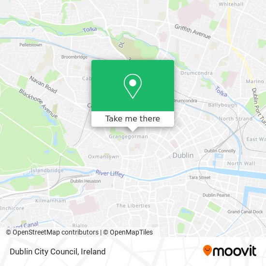 Dublin City Council map