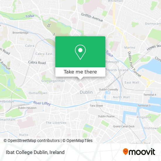 Ibat College Dublin map