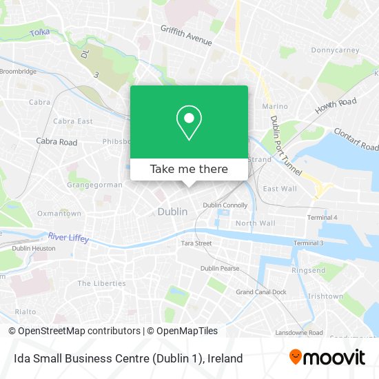 Ida Small Business Centre (Dublin 1) map