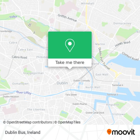 Dublin Bus map