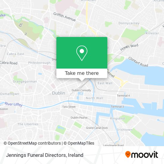 Jennings Funeral Directors map