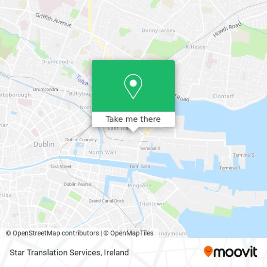 Star Translation Services map