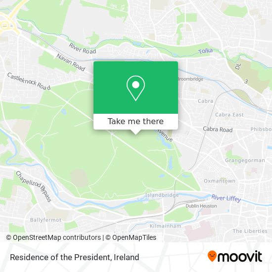 Residence of the President map