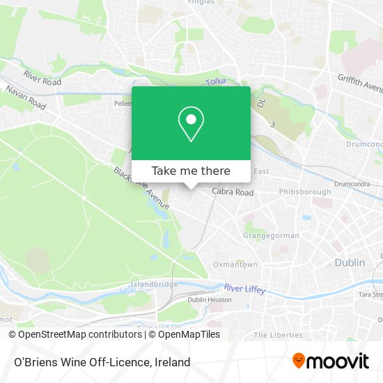 O'Briens Wine Off-Licence map