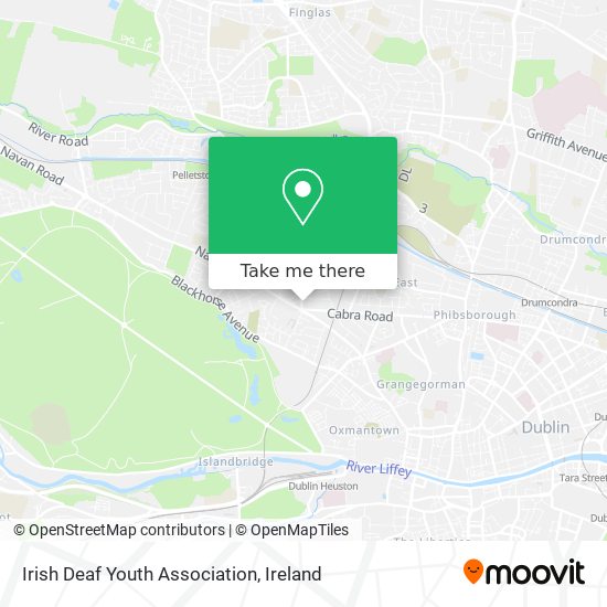 Irish Deaf Youth Association map