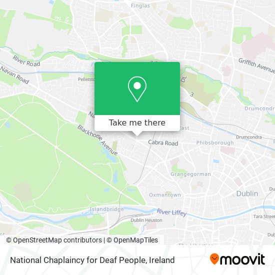 National Chaplaincy for Deaf People map