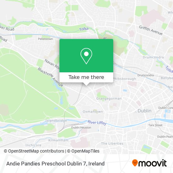 Andie Pandies Preschool Dublin 7 map