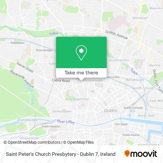 Saint Peter's Church Presbytery - Dublin 7 map