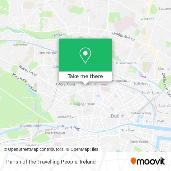 Parish of the Travelling People map