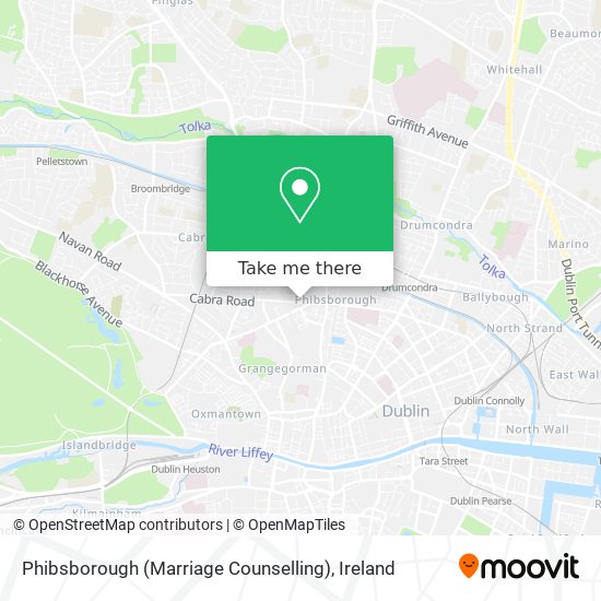 Phibsborough (Marriage Counselling) map
