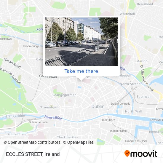 ECCLES STREET map