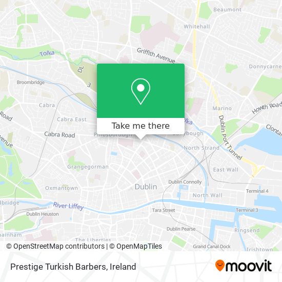 Prestige Turkish Barbers map