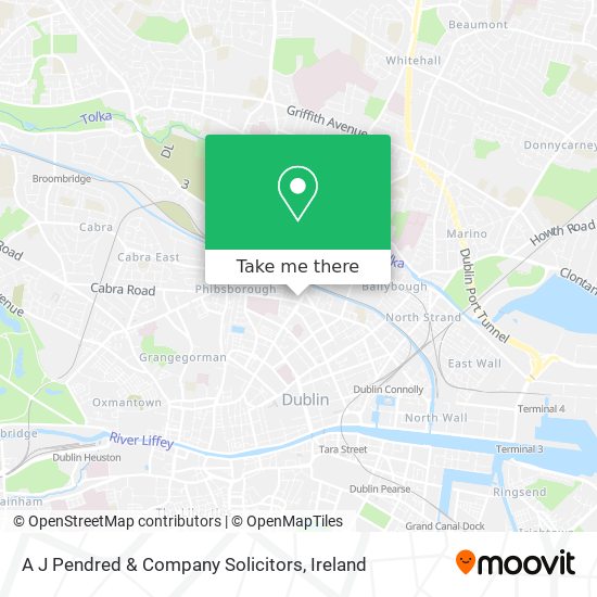 A J Pendred & Company Solicitors map