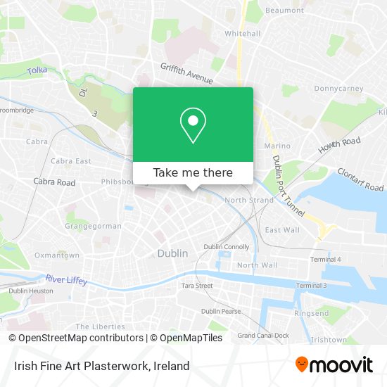 Irish Fine Art Plasterwork map
