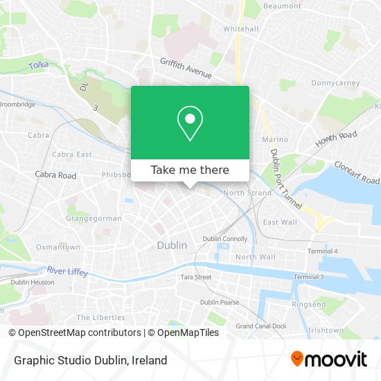 Graphic Studio Dublin map