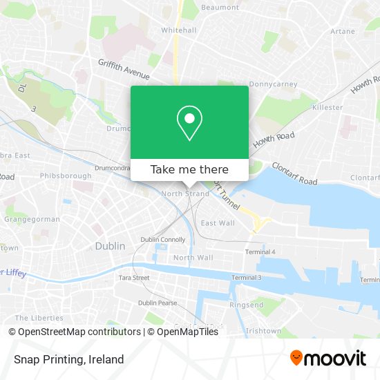 Snap Printing map