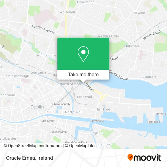Oracle Emea map