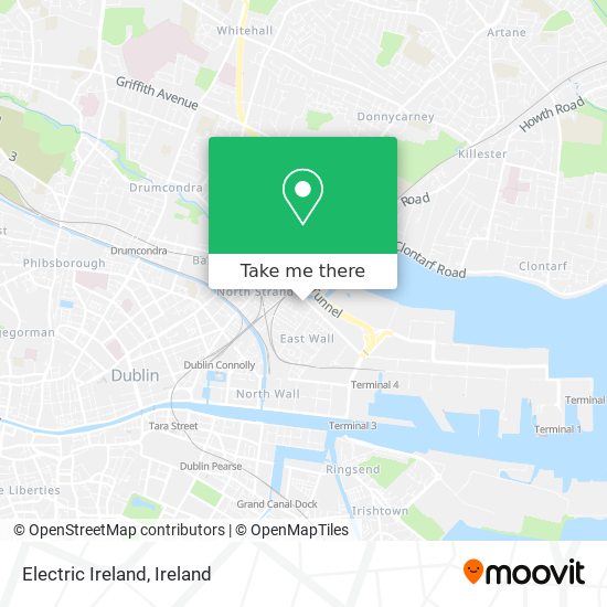 Electric Ireland map