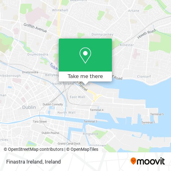 Finastra Ireland map
