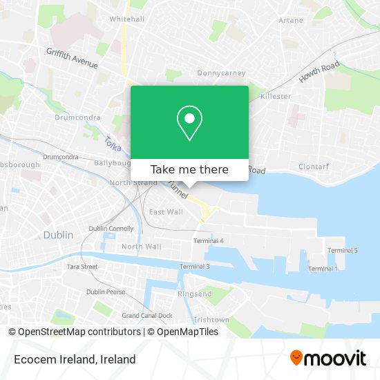 Ecocem Ireland map