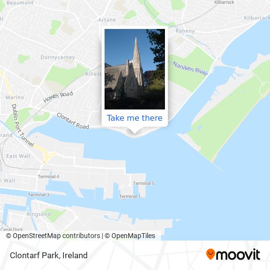 Clontarf Park map
