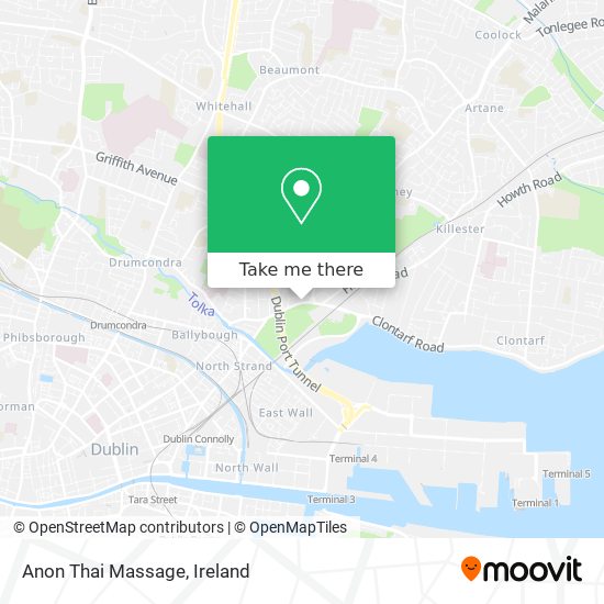 Anon Thai Massage map