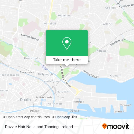 How to get to Dazzle Hair Nails and Tanning in Dublin by Bus, Train or  Light Rail?