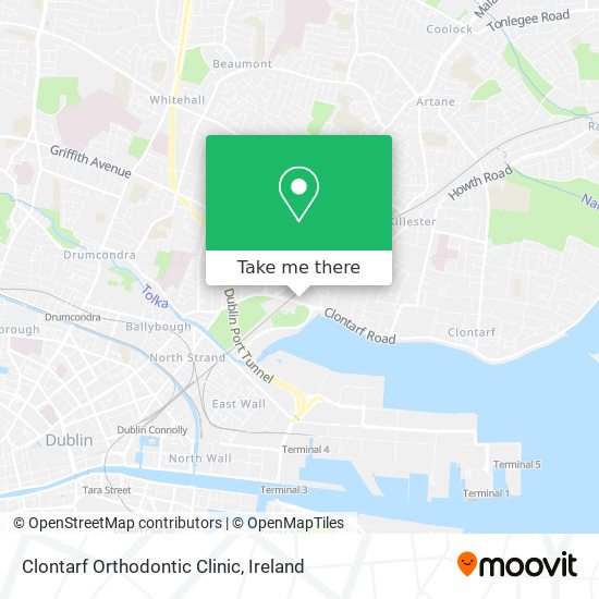 Clontarf Orthodontic Clinic map