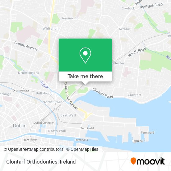 Clontarf Orthodontics map