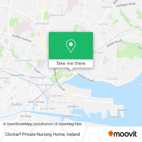Clontarf Private Nursing Home map