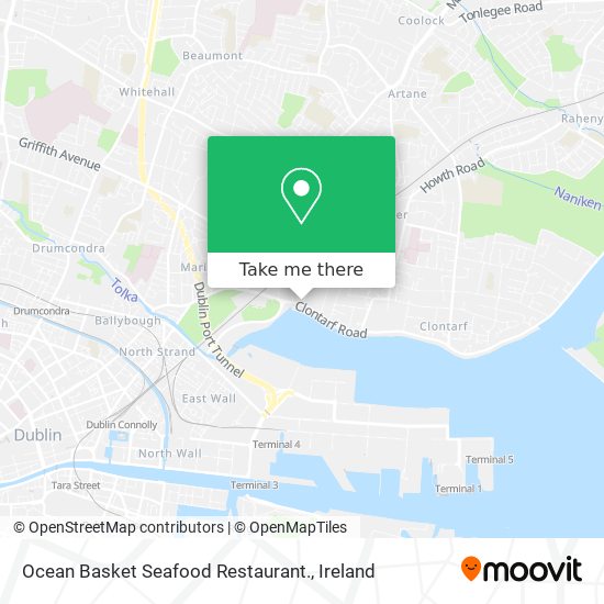 Ocean Basket Seafood Restaurant. plan