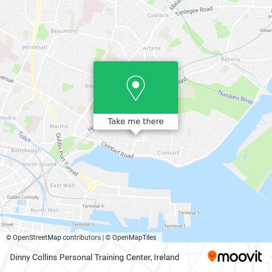 Dinny Collins Personal Training Center map