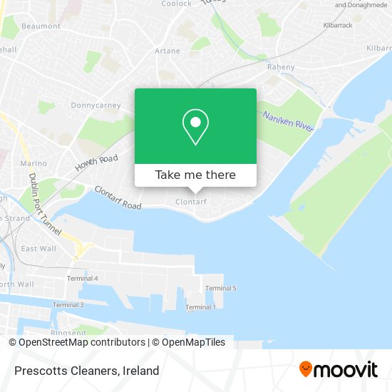 Prescotts Cleaners map