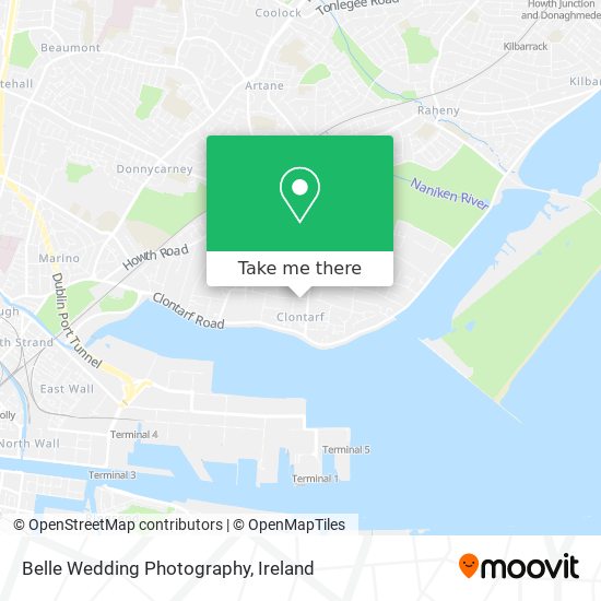 Belle Wedding Photography map