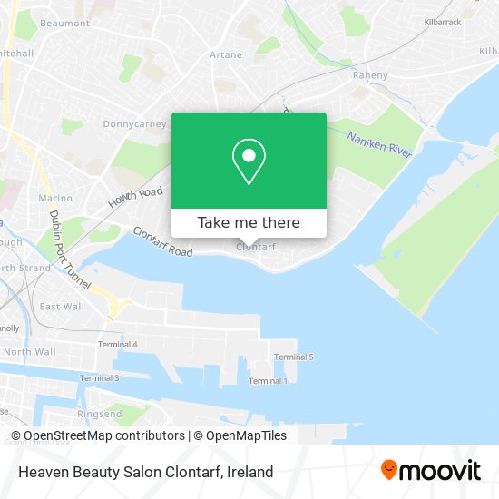 Heaven Beauty Salon Clontarf plan