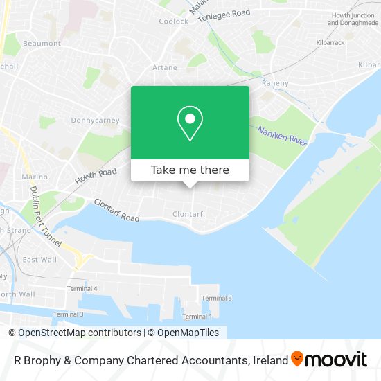 R Brophy & Company Chartered Accountants map